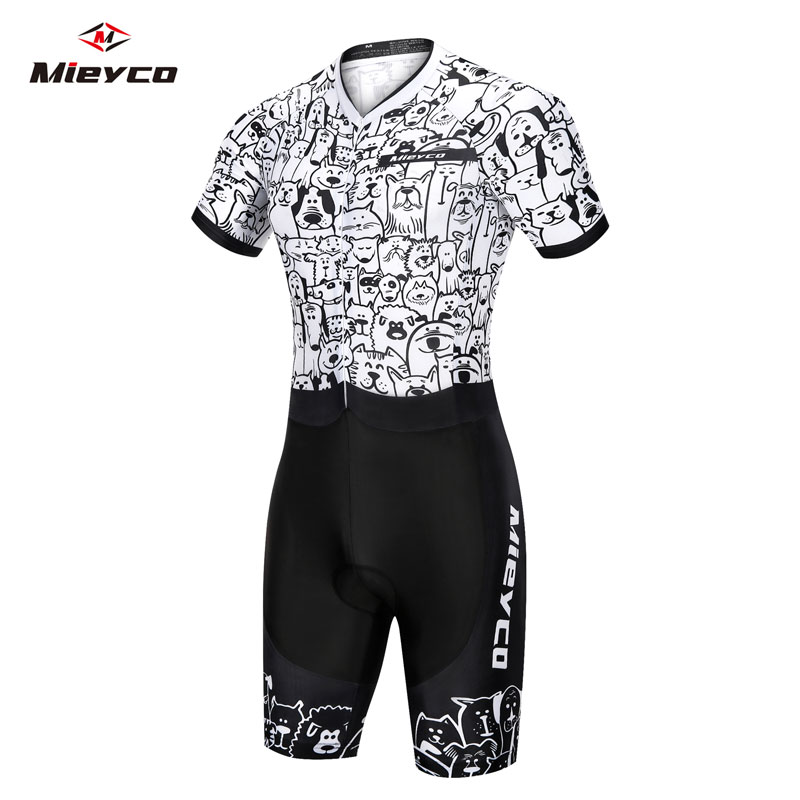Cycling Gear Jersey - Traje de Triatlón de Manga Corta