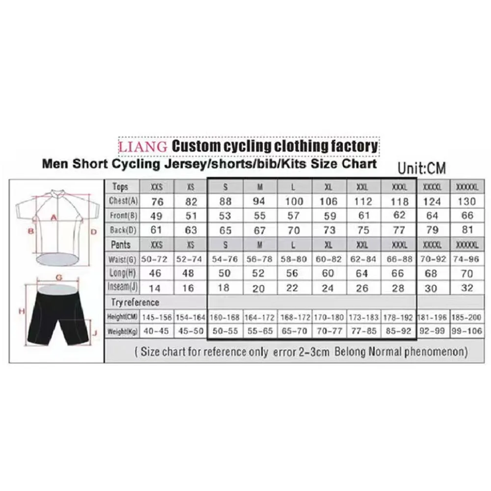 Conjunto de Jersey de Ciclismo - Cycling Bib Shorts reseña y precio